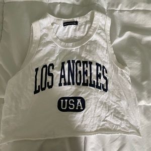 Los Angeles brandy cropped tank